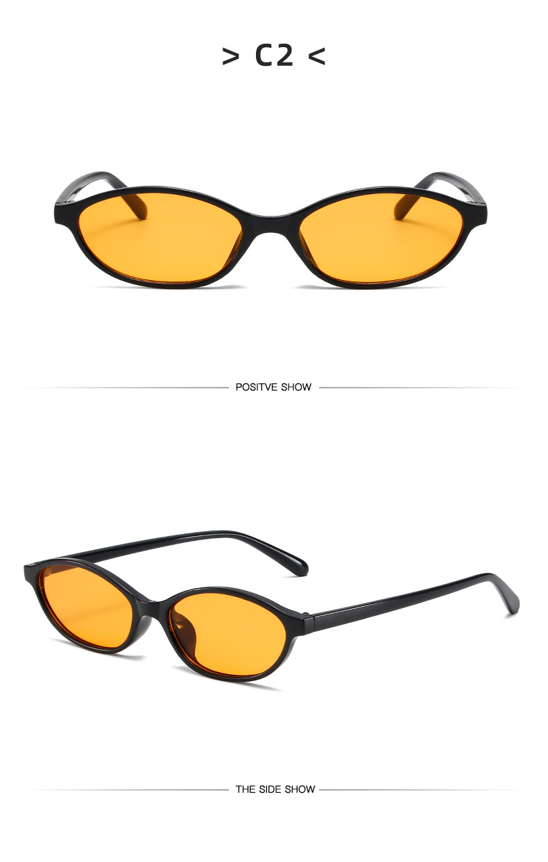22g Weight Full Frame Glasses Structure Sunglasses Classification Ac, UV400 Protection Lens Material Oval Frame Glasses Style Travel, Party, Stage Occasion Solid Color Pattern Unisex Gender Elegant, Simple Style Style Black Color Elegant Simple Style Solid Color Ac UV400 Protection Oval Frame Full Frame Women's Sunglasses 12