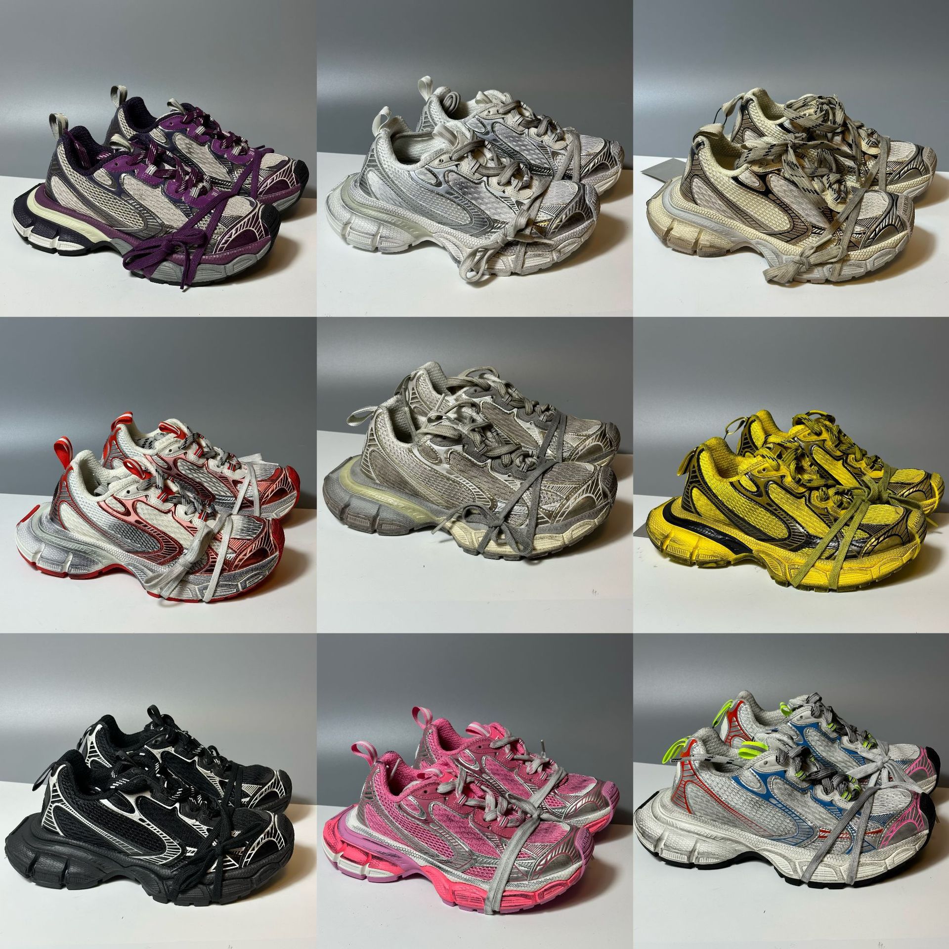 Putian High Fixed Edition Paris Ten Generation 3XL Old Dad Shoes Retro Dirty Shoes Increased sneaker for Men and Women