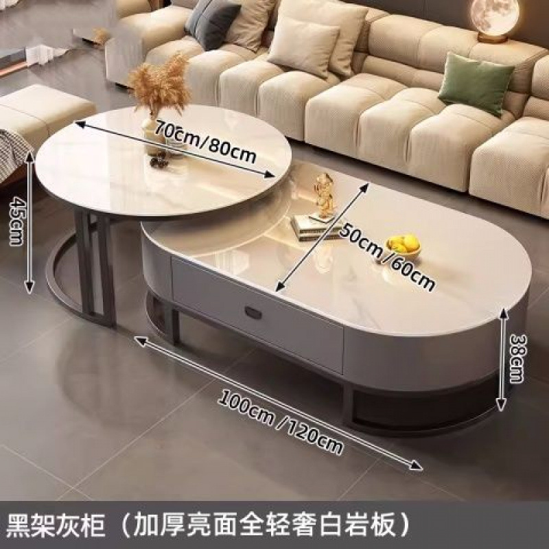 +업그레이드 [블랙 프레임 그레이 캐비닛] 스노우 마운틴 화이트 슬레이트 + 스노우 마운틴 화이트 슬레이트++