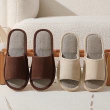 民宿拖鞋亚麻酒店宾馆一次性拖鞋美容院居家居外贸男加厚防滑批发