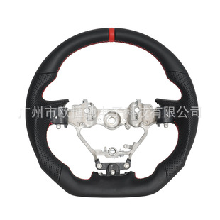 Suitable for Lexus ES 15-17 full leather red positioning line car steering wheel assembly modification
