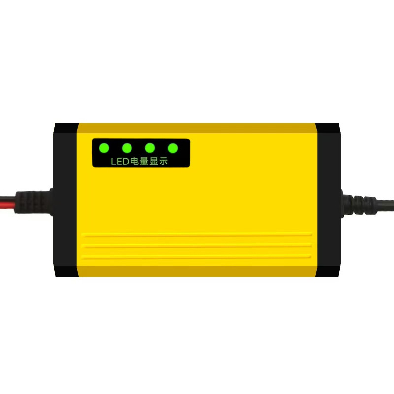 汽车充电器摩托车电瓶充电器12V2A电瓶充电器智能充电满电自停|undefined