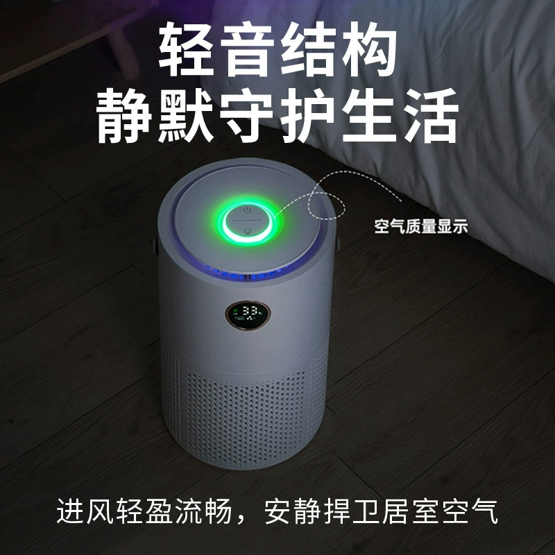2024 Новый домашний очиститель воздуха для спальни, удаление формальдегида, компактный, бесшумный, удаляющий дым