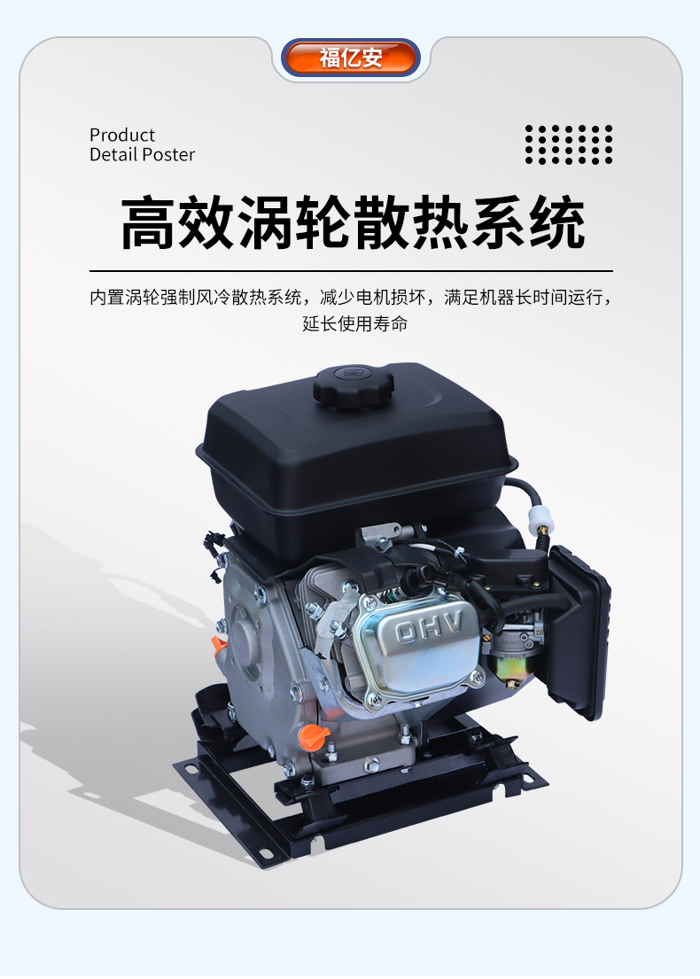 Electric Vehicle Variable Frequency Intelligent Range Extender Pure Copper Motor Electric Three-Wheel Four-Wheel Car Variable Frequency Gasoline Generator
