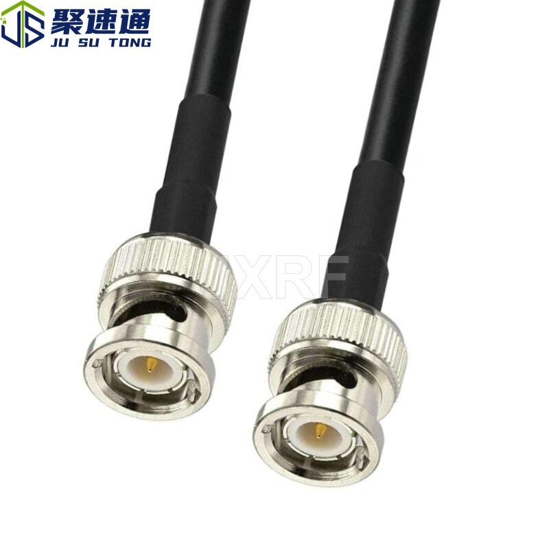 BNC head SDI video signal line extension line RG58 coaxial patch cord oscilloscope radio frequency cable double BNC male