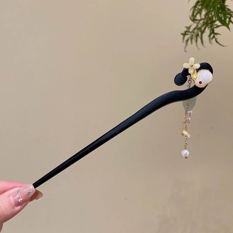 Lámpara Palacio emisor de luz horquilla borla de alto grado de las mujeres de estilo chino horquilla de pelo de estilo nacional updo pelo paso-sacudida chaleco falda