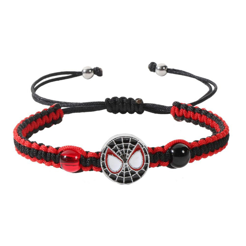 Superman Bracelet Friendship Incentive Red Blue Flat Knot Woven Bracelet Blue Red Crystal Bead Woven Superman Badge Bracelet Superman Bracelet Friendship Incentive Red Blue Flat Knot Woven Bracelet Blue Red Crystal Bead Woven Superman Badge Bracelet