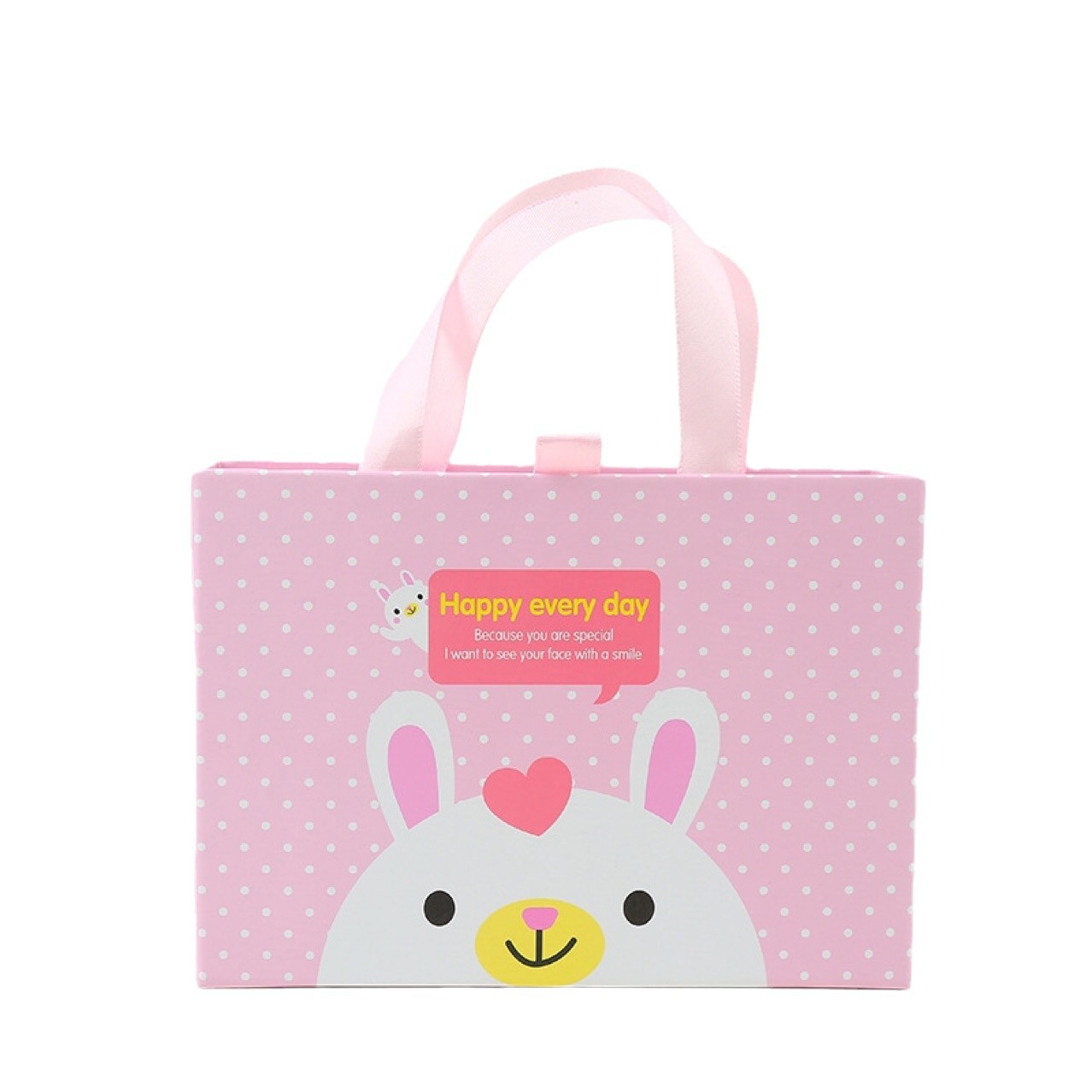 Cartoon Rabbit Cute Snack Candy Hairpin Jewelry Accompanying Gift Empty Box Children's Birthday Gift Packaging Box