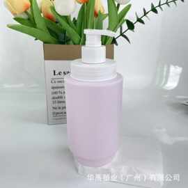 工厂定制洗发水瓶子洗护瓶pet沐浴露身体乳瓶500ml大容量按压式