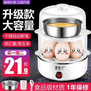 Egg Boiler Egg Steamer Automatic Power-off Small Steamed Egg Soup Artifact Breakfast Boiled Egg Multifunctional Household 1 Person