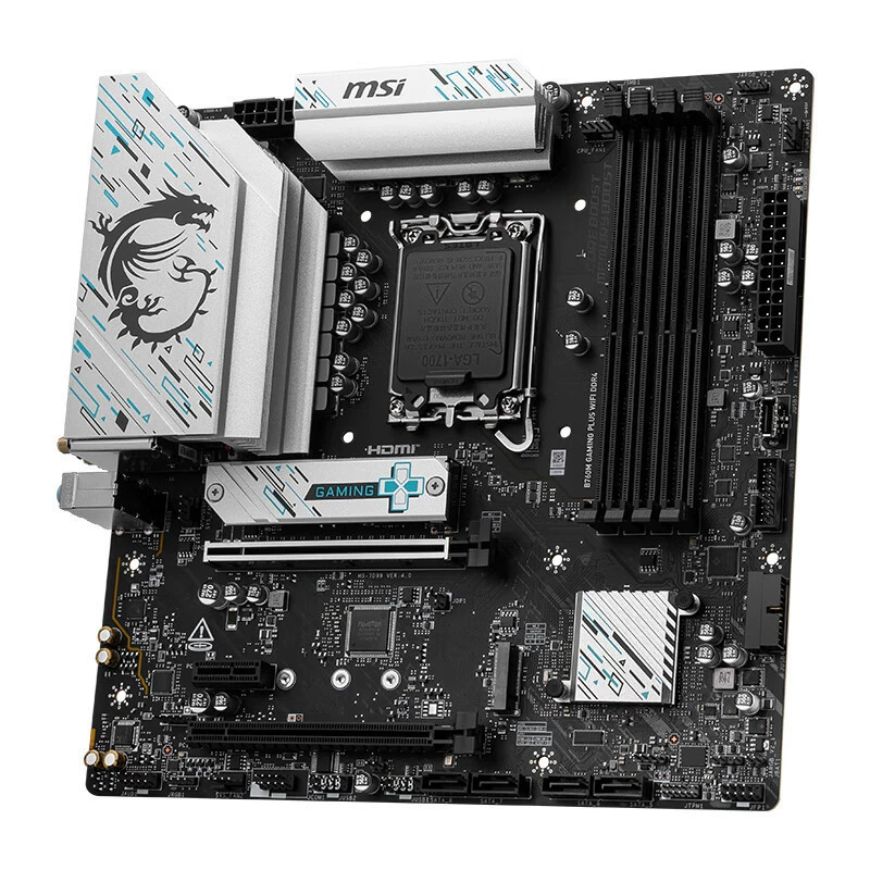 MSI B760M GAMING PLUS WIFI, материнская плата DDR4, совместима с процессором 14700KF
