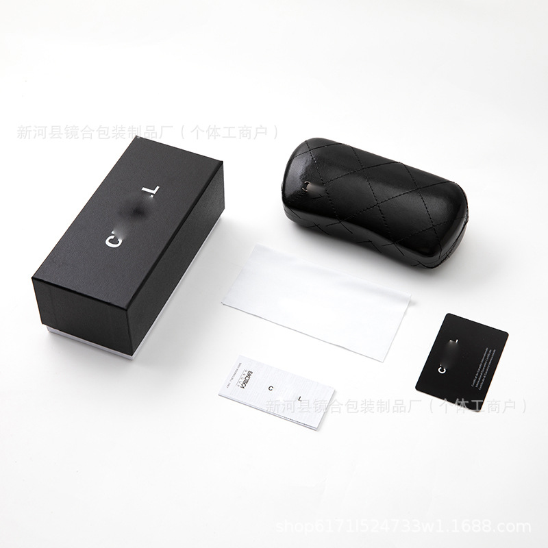 Spot al por mayor nueva caja de gafas de marca de alta gama de moda caja de gafas de sol de alta gama caja de embalaje completa