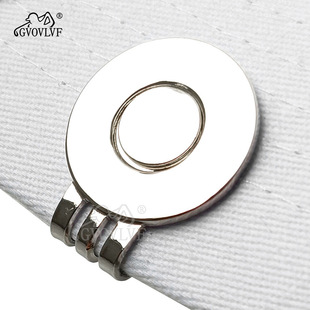 Golf cap with magnet clip 2mm thick strong magnetic single clip can absorb mark ball standard accessories