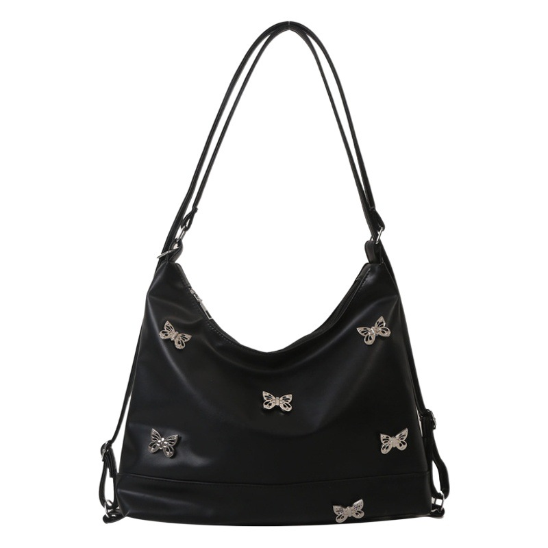 Cuero suave de gran capacidad moda textura Commuter suave bolsa de hombro las mujeres 2023 Otoño e Invierno estilo coreano bolsa