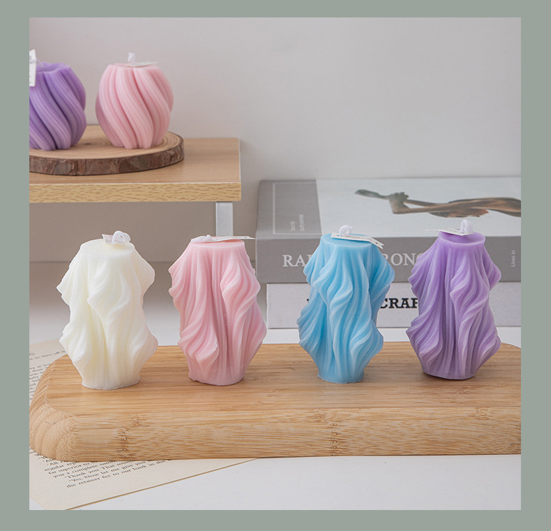 Simple Style Solid Color Paraffin display picture 4