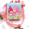 Cartoon trend one-shoulder bag, polyurethane handheld organizer bag, shoulder bag