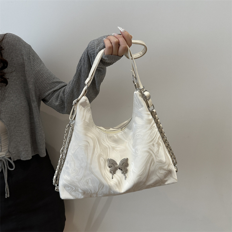 Bagos de mariposa de terciopelo teñidos 2024 nueva mochila multifuncional de gran capacidad mochila de viaje