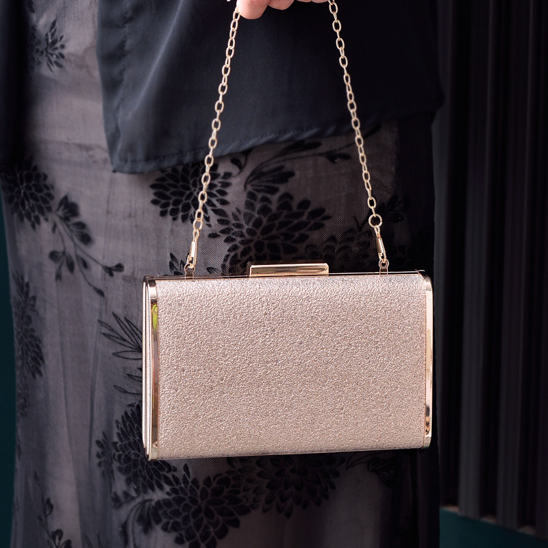 2023 moda europea y americana PU noche bolsa transfronteriza e-commerce vestido bolsa brillante banquete bolsa Socialite partido embrague de las mujeres