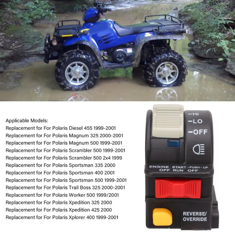 4010591 Polaris handlebar far and near light off switch is suitable for Polaris Sportsman ATV