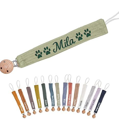 ins bordado bebé bordado pacificador tetina cadena de bebé diente pequeño juguete anti-cadena cabelga de leche de haya