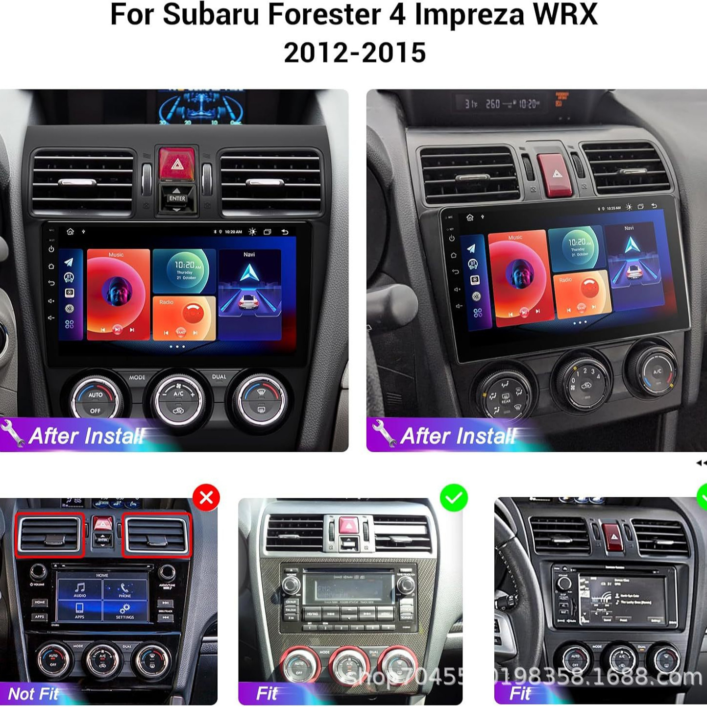 Suitable for the Subaru Forester Subaru Forester car central control GPS navigation wireless carplay 2