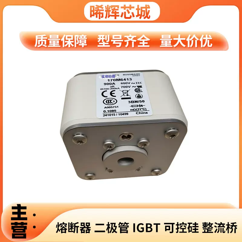 170M6413  全新原装  低压快速熔断器  现货速发