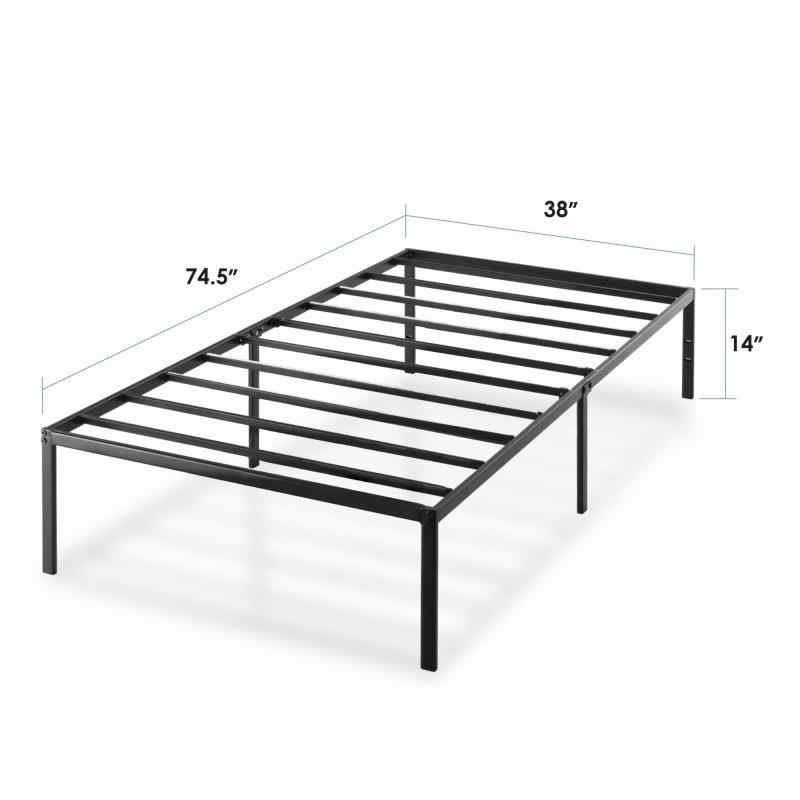 Factory wrought iron steel wood bed large mild steel bed frame platform mattress bottom bracket removable iron bed hotel double bed