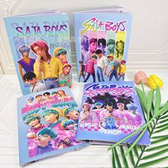 跨境sajaboys加沙男团A5车线本学生作业本可爱便携高颜值软抄本