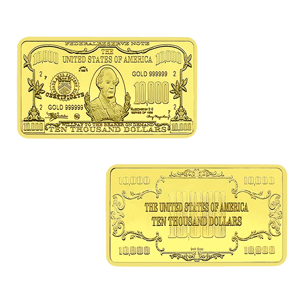 Lingote Conmemorativo de Metal Hierro Coleccionable para Navidad y Regalo de Oficina