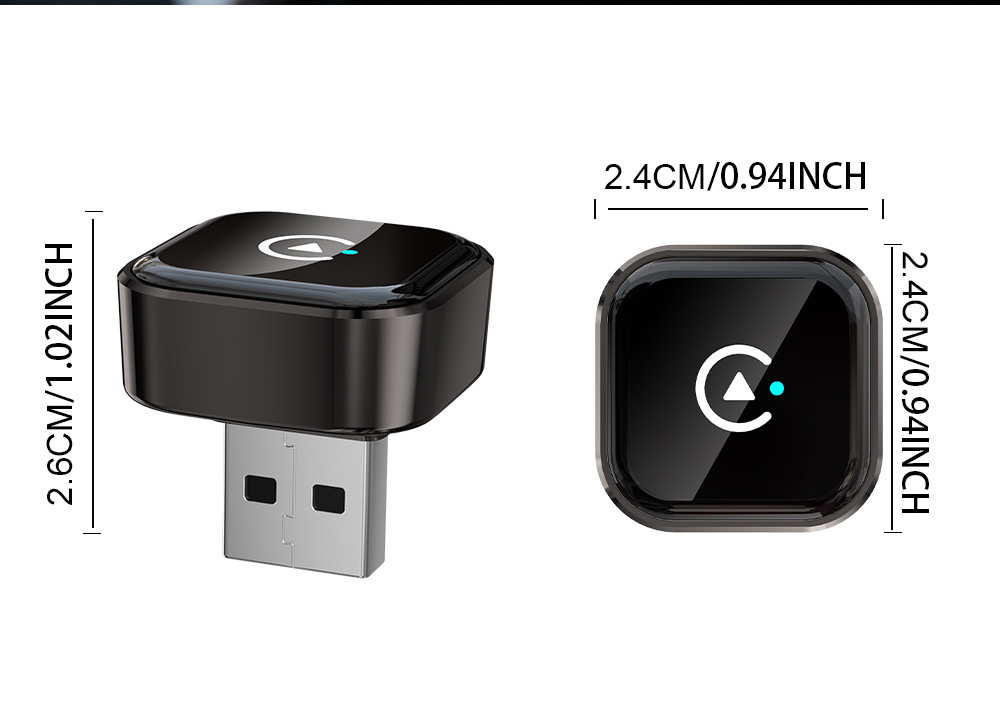 Factory Direct Sales Wireless Carplay Box Customized Car Mobile Phone Interconnection Box Universal Wifi Receiver Transmitter
