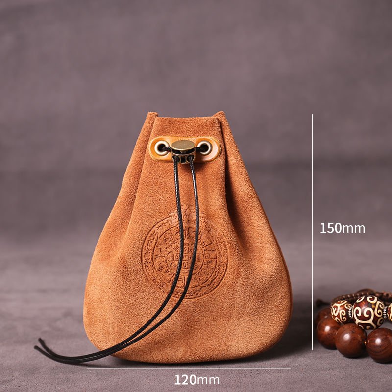 브라운 12/실형 원형바닥 더블팔찌백 (중형)~~