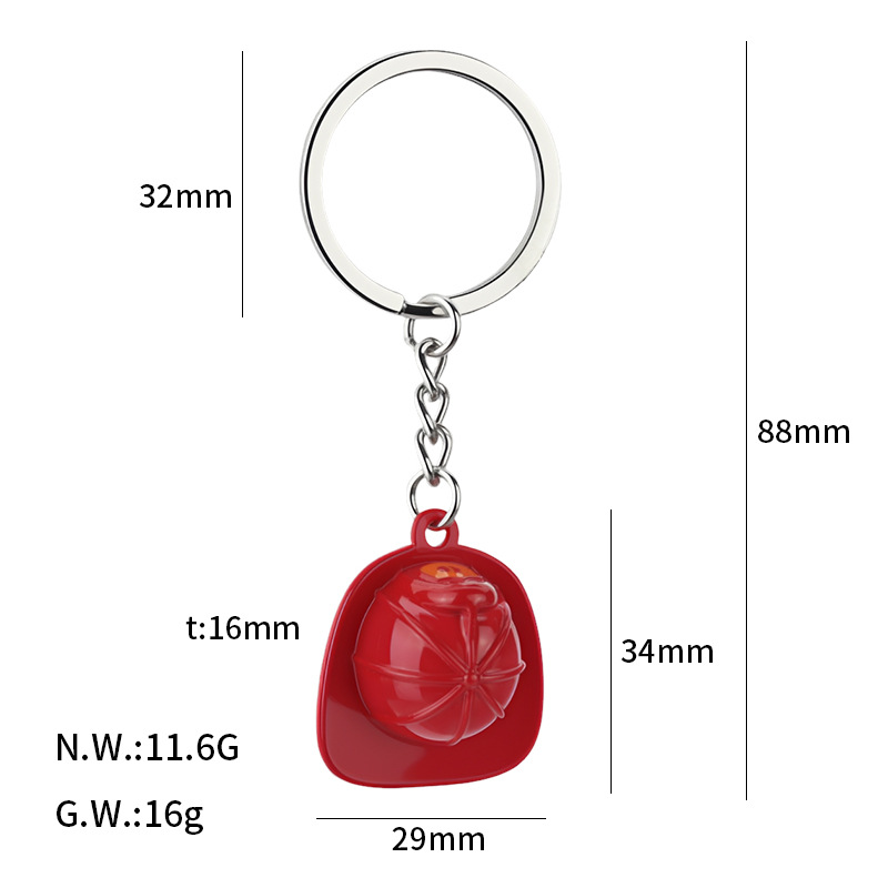 Creative And Safe Fire Day Commemorative Gift, Firefighter Keychain Pendant, Customized Practical Small Gift With High_voghion.com