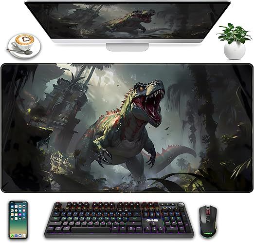 Explosión transfronteriza japonesa dragón negro antideslizante antisucio juego de oficina bloqueo de borde almohadilla de ratón Europa y América IP Amazon caliente