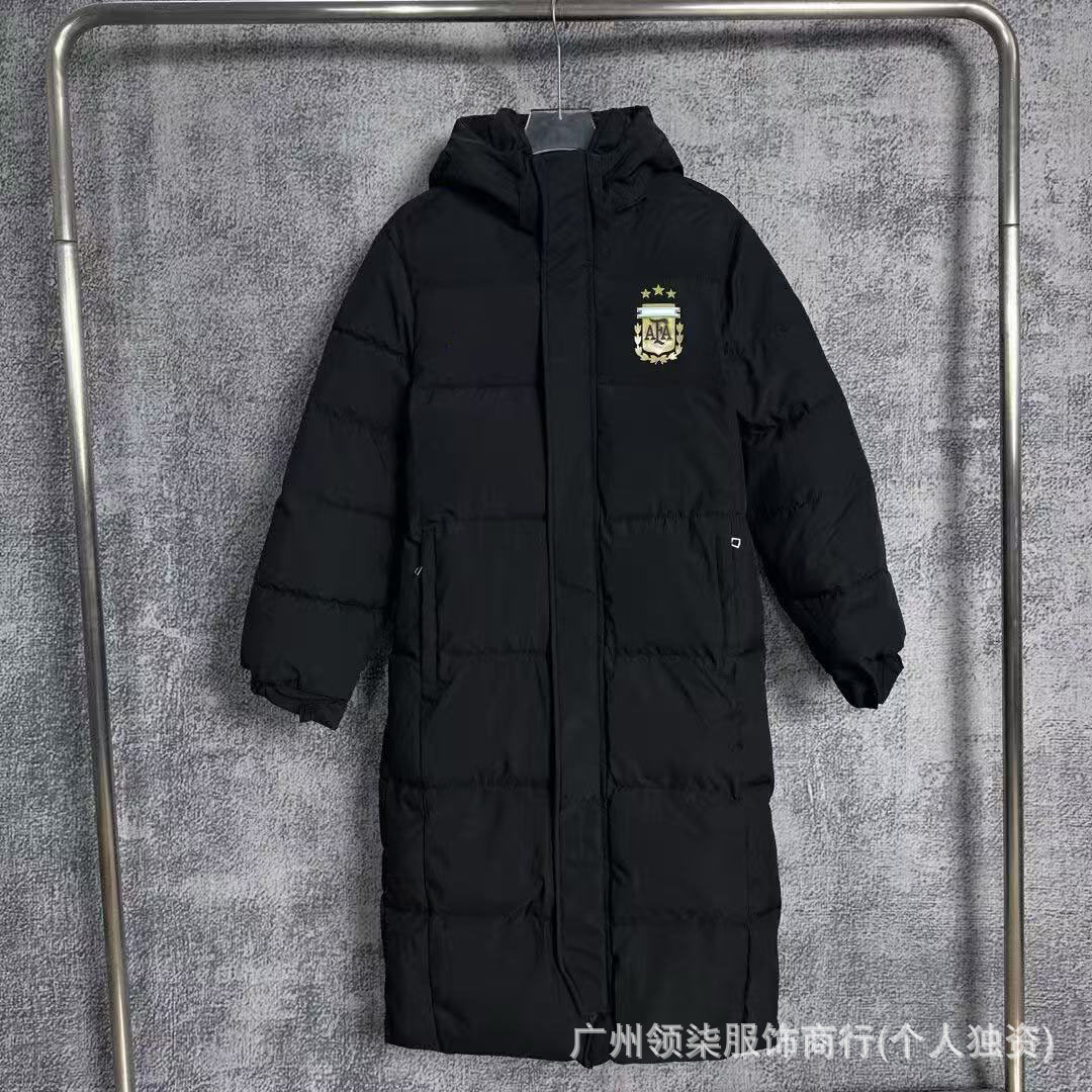 Nuevo fútbol de doble cara chaqueta de algodón Brasil París México Arsenal Alemania BairbaL impermeable