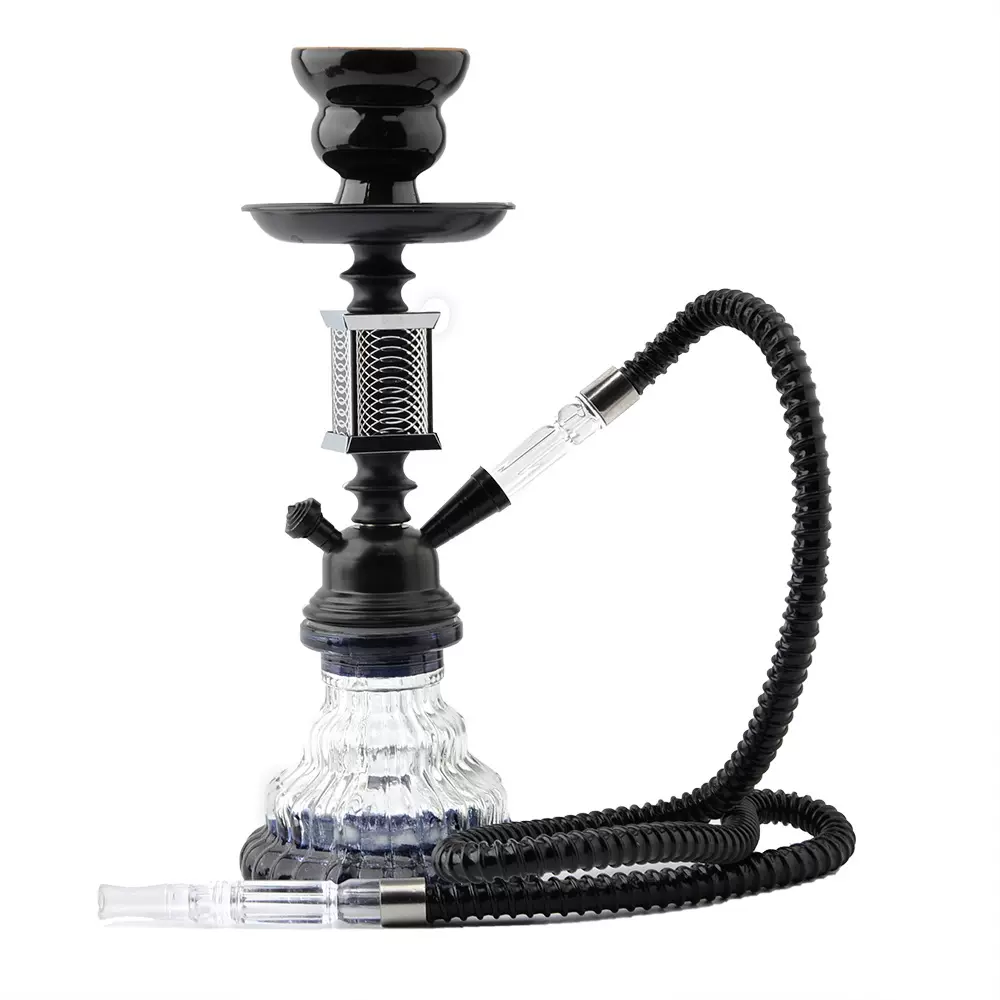 阿拉伯厂家直供烟具 外贸货源水烟 小号单管全套烟筒shishahookah