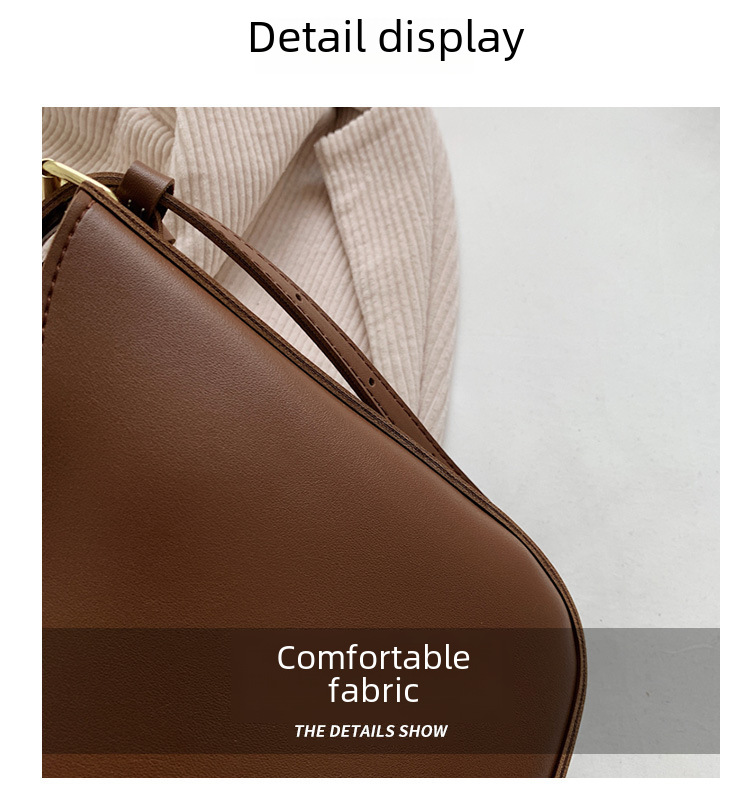 Borsa popolare per le donne 2024 nuova moda texture borsa a tracolla grande capacità retrò borsa a tracolla da donna consegna in un unico pezzo_voghion.com