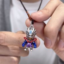 赛罗迪迦奥特曼卡通人物手工编织项链儿童吊坠儿童创意礼物