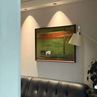 中古风客厅卧室装饰画小众艺术沙发背景墙高级感法式复古玄关挂画