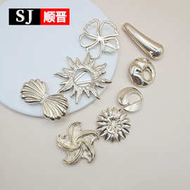 跨境性感泳衣金属扣内衣装饰扣2025新款文胸金属连接扣服装辅料