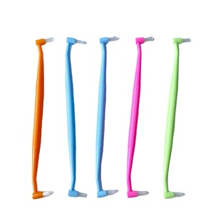 Orthodontic toothbrush double-headed dual-purpose brush tufted toothbrush single bundle brush pet toothbrush orthodontic care products suit