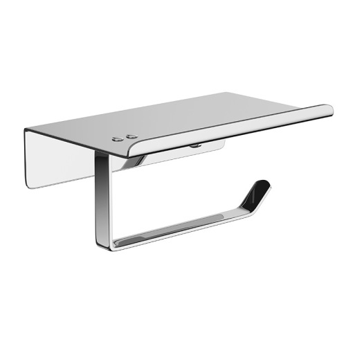 New stainless steel paper towel holder bathroom punch-free mobile phone holder toilet paper roll holder wall-mounted punch paper towel holder