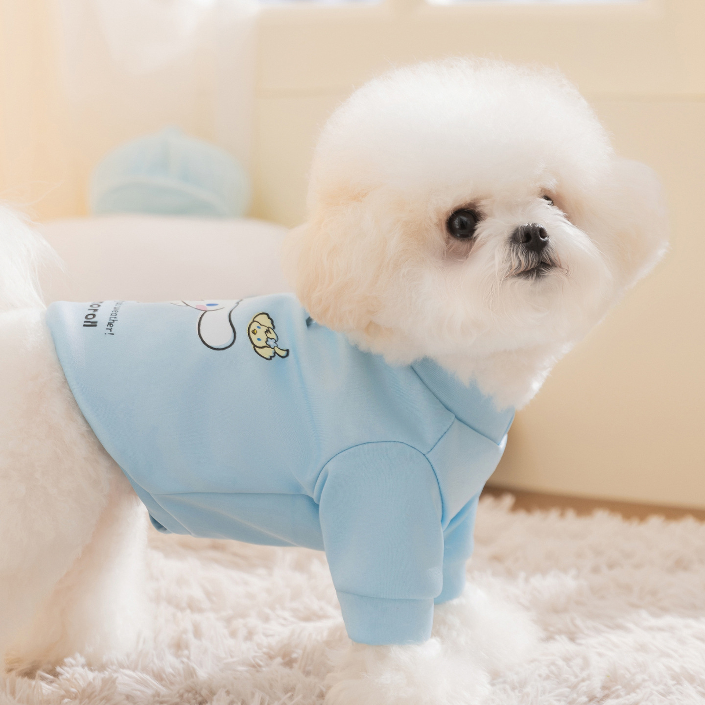 Ropa de mascotas Otoño Invierno Perro Yugui Perro Kitty Co-Brand Camiso Jacquard cálido Teddy ropa de mascotas gatos image 4