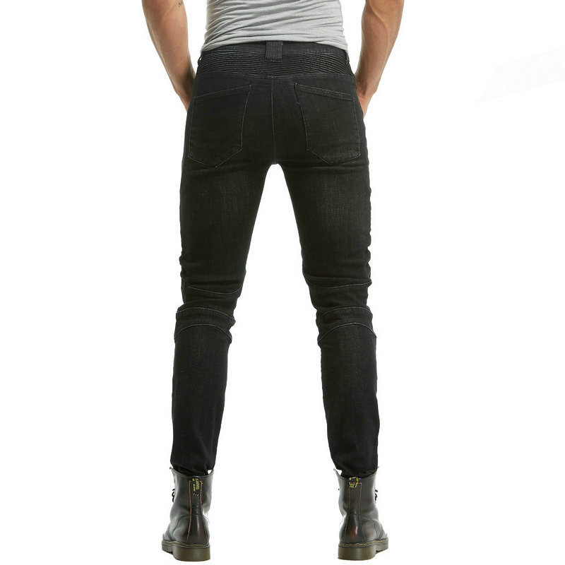 Loong biker motocicleta jeans hombres retro angustiado casual motocicleta stretch Riding Knight anti-caída Pantalones