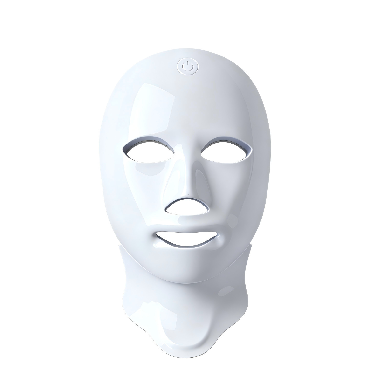 흰색 넥 워머 마스크