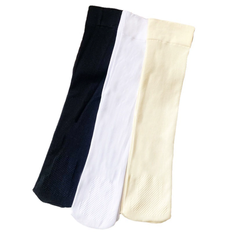 Summer thin socks, Japanese white high boots