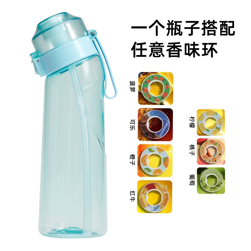 Fábrica directa taza de agua ins 0 azúcar 0 taza de tarjeta 7 anillos de incienso para beber agua fragancia vainas con múltiples sabores de frutas