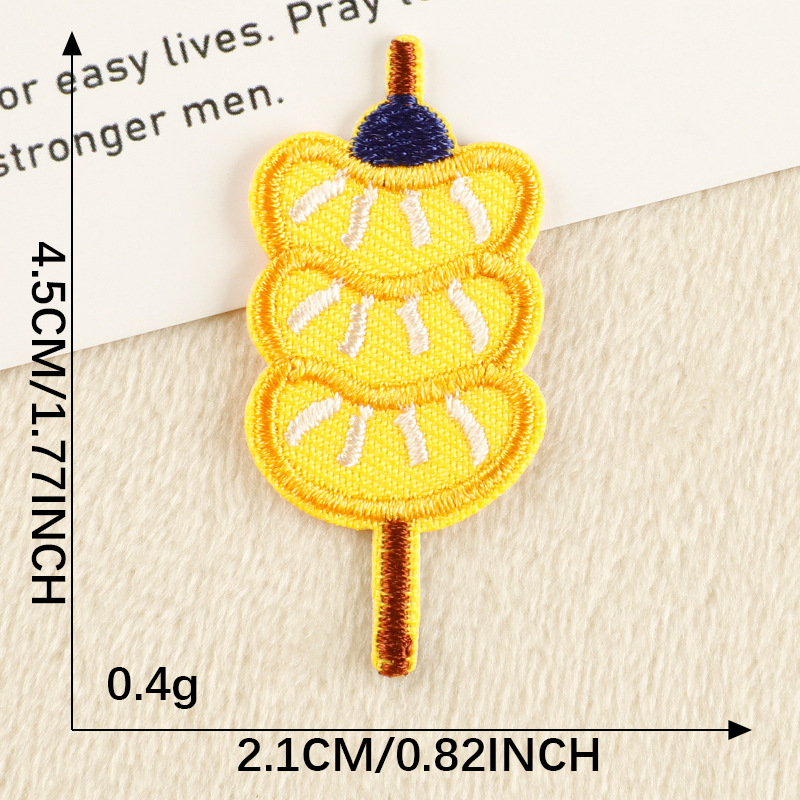 パッチ韓国刺繍パッチクリエイティブ漫画動物食品バッグ DIY アクセサリー한국Wappen パッチ布パッチ|undefined