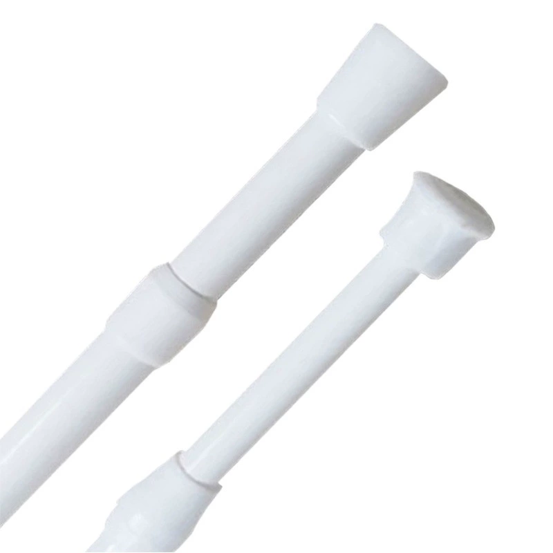 Без перфорации телескопический стержень дверной карниз занавес для душа штанга для сушки одежды Римский стержень шкаф стойки шкафа оптом