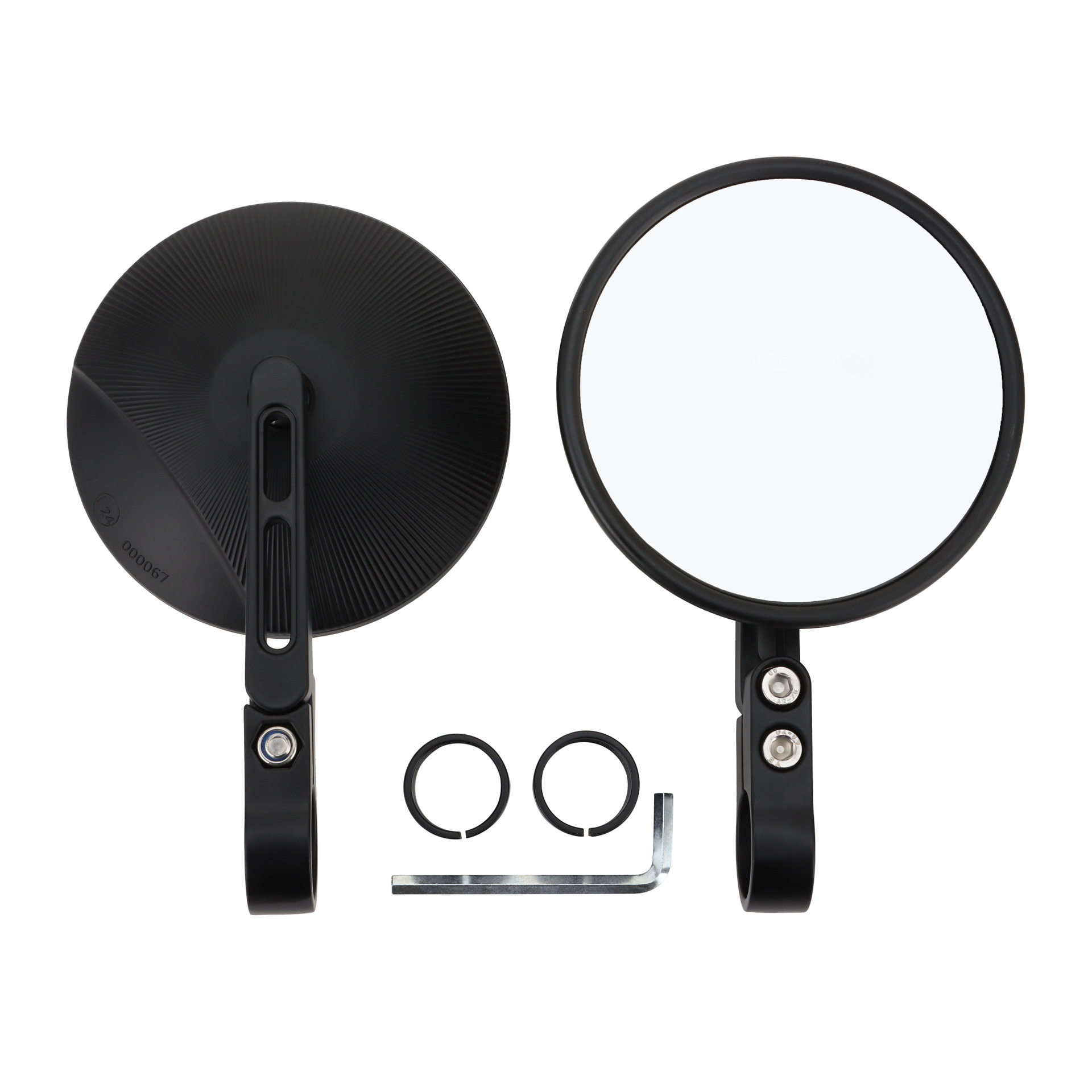 GOOFIT motorcycle adjustable bicycle rearview mirror handlebar 22-24 universal reversing mirror
