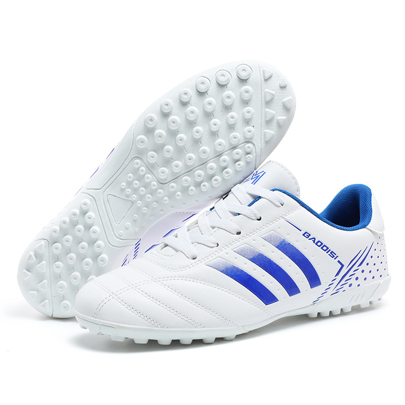 Zapatos de fútbol de clavos largos, zapatos de entrenamiento de moda para adultos anti-deslizante de altura baja para hombres y mujeres, zapatos deportivos de tamaño grande, ventiladores y amortiguadores